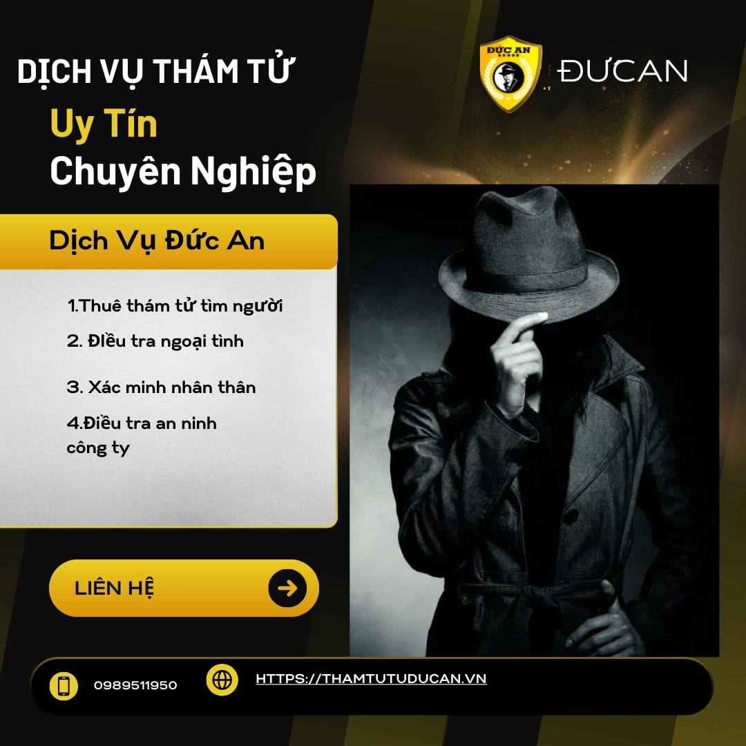dịch vụ thám tử Đức An